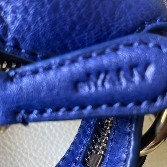 OR Yany New Royal Blue leather shoulder bag - Picture 10 of 11